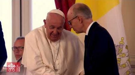 Highlights Luxembourg, Meeting with the Authorities, September 26, 2024, Pope Francis