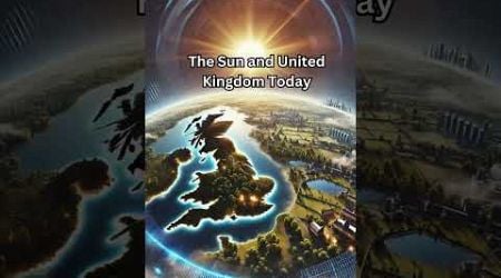 The Sun and the United Kingdom: 5 Million Years Ago, Today, Future #shorts #sun #unitedkingdom #uk