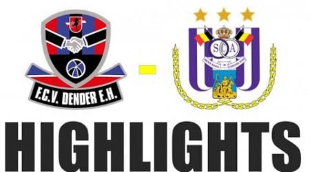 FC Dender vs RSC Anderlecht 1-1 Highlights | Pro League 2024/25