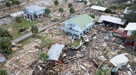 Dozens dead and millions without power as Hurricane Helene batters south-east of US