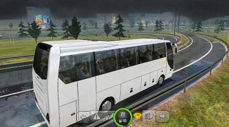 Driving Through a Rainstorm from Fort Collins to Denver in Bus Simulator