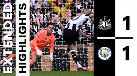 Newcastle United 1 Manchester City 1 | EXTENDED Premier League Highlights