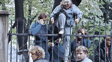 September 30th 1989: The Garden of Freedom: Hans-Dietrich Genscher opened the gates to the West for thousands of refugees from East Germany