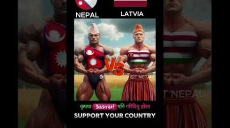 NEPAL BODYBUILDER VS LATVIA BODYBUILDER