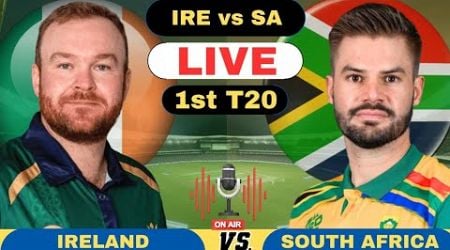 Live: IRE vs SA | Ireland vs South Africa Live 1st T20 Match | IRE vs SA Live Match Today 2024