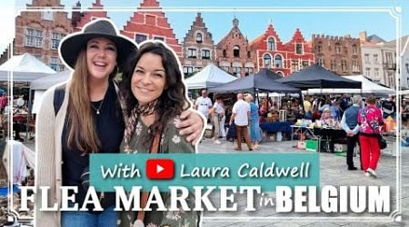 Shopping with Laura Caldwell | AMAZING FLEA MARKET in Bruges - BELGIUM | | Zandfeesten