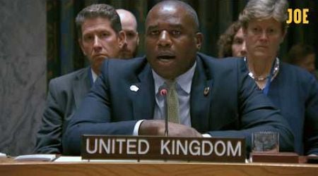 David Lammy calls Russia a &quot;mafia state&quot; in unbelievable speech at the UN