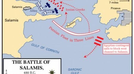 The Battle of Salamis: 29 (or 22) September 480 BC