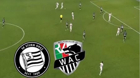 SK Sturm Graz 0-3 Wolfsberger AC Highlights | Austria Bundesliga 2024-2025