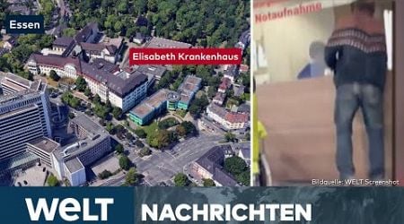 GEWALTAUSBRUCH IN KRANKENHAUS: Clan-Mitglieder verletzen Klinikpersonal in Essen | WELT STREAM