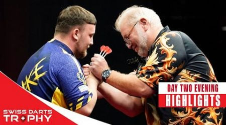 BASEL BLOCKBUSTER! | Day Two Evening Highlights | 2024 Swiss Darts Trophy