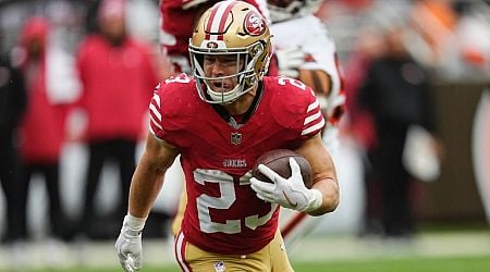 Report: 49ers' McCaffrey eyeing a November return from Achilles injury