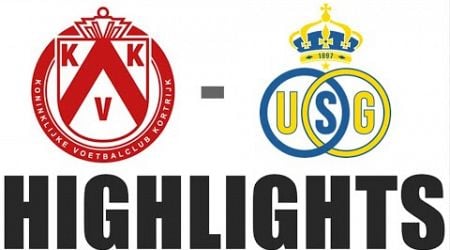 Union Saint Gilloise 3-0 KV Kortrijk Highlights | Pro League 2024/2025