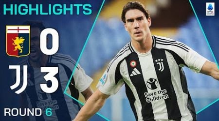 GENOA-JUVENTUS 0-3 | HIGHLIGHTS | Vlahovic ends scoring drought with a brace! | Serie A 2024/25