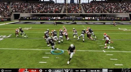 Madden NFL 25 - Cleveland Browns vs Las Vegas Raiders - Gameplay (PS5 UHD) [4K60FPS]