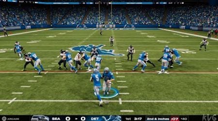 Madden NFL 25 - Seattle Seahawks vs Detroit Lions - Gameplay (PS5 UHD) [4K60FPS]