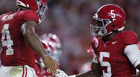 AP Poll: Alabama overtakes Texas for No. 1, UNLV enters top 25