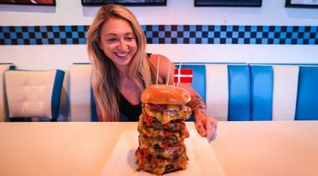 Trying To Beat The Record For Denmark&#39;s &quot;Big Boss&quot; Speed Eating Burger Challenge!