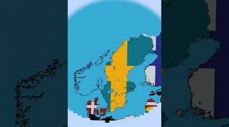 Huge Scale Norway #norway #norwegian #maps #flags #minecraft