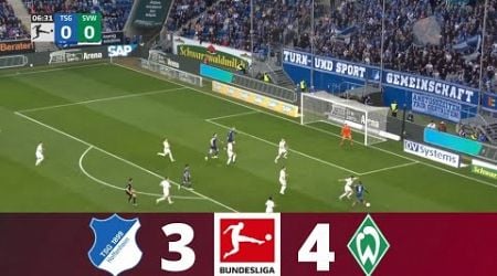 Hoffenheim vs Werder Bremen 3-4 | Bundesliga 2024/25 | Match Highlights