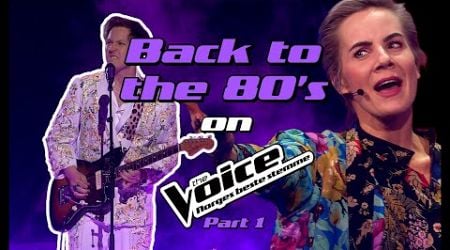 Taking you BACK TO THE 80s&#39; on The Voice Norway | seasons 6-9 | Compilation