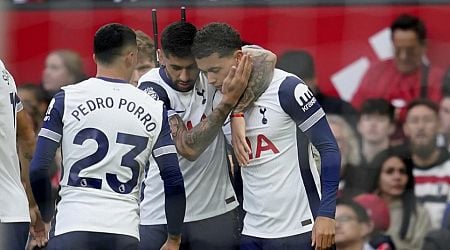 Man United fans leave early and boo the players after 3-0 humbling at home to Tottenham