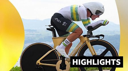 Brown wins elite world time trial in final season