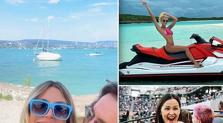 Celebs Soaking In Labor Day