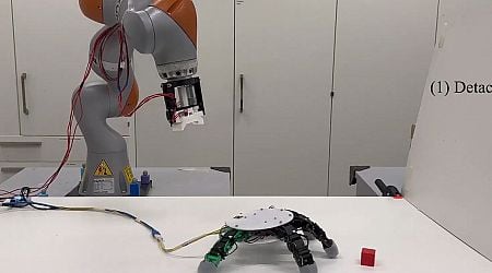 This robot arm can detach its hand to grab things out of reach