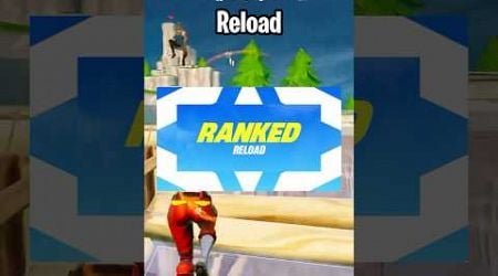 RANKED RELOAD IS BROKEN #fortnite #fortniteshorts #shorts