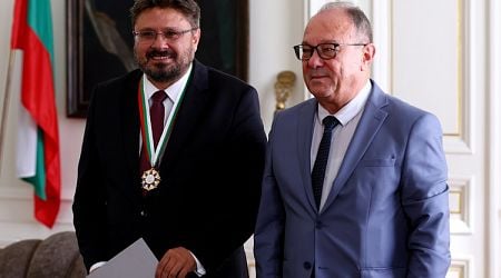 BTA Director General Receives Honorary Medal of Bulgarian Academy of Sciences President