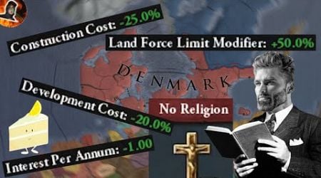 Playing Atheist Denmark, with Very Hard Bonuses? A Guide.