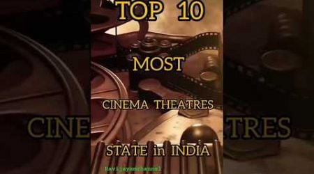 Top 10 Most Cinema theatre States in India #ravisivavlogs #tamilnews #cinemanews #viralreels