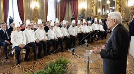 Mattarella tells chefs they help in relations between States