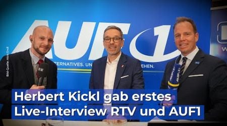 ORF fassungslos - Kickl kam zuerst zu RTV und AUF1