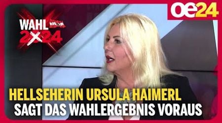 Hellseherin Ursula Haimerl sagt das Wahlergebnis voraus | Nationalratswahl 2024