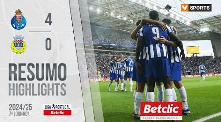 Resumo: FC Porto 4-0 Arouca (Liga 24/25 #7)