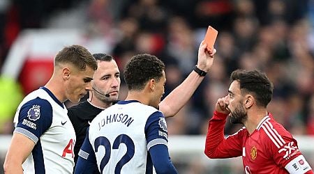 Bruno Fernandes red card explained as Manchester United get Premier League clarification