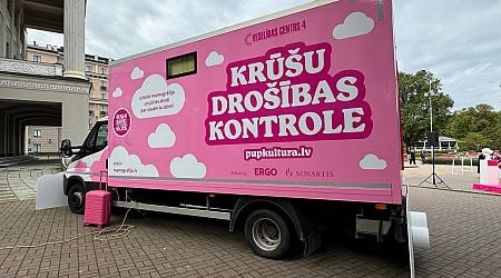 Free breast cancer screening van on tour across Latvia