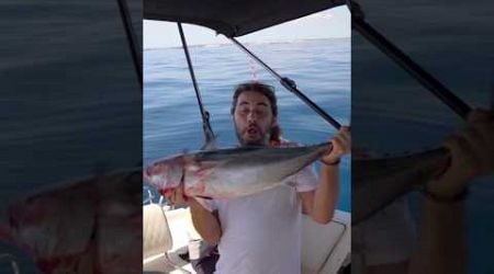 Full video on youtube #malta #fishing #chaz #tuna #funny