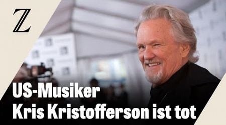 US-Musiker Kris Kristofferson ist tot