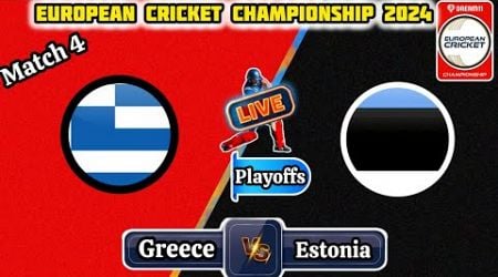 Estonia vs Greece LIVE | Dream11 European Cricket League LIVE | EST vs GRE Live Commentary