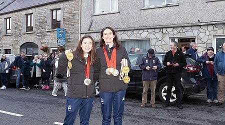 In pictures: Mountcharles welcome champions Katie-George Dunlevy and Linda Kelly