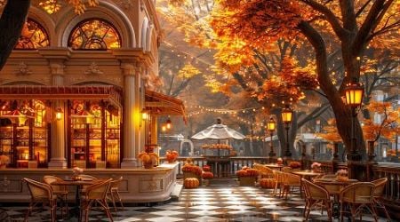 Autumn Jazz Playlist for Relaxing your mind - Cozy Cafe Ambience with Instrumental Smooth Jazz Music