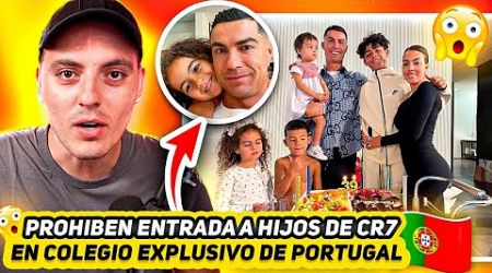 Prohiben entrada a Hijos de CR7 en Colegio EXCLUSIVO de Portugal