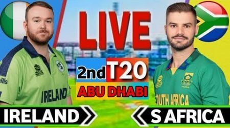 Live : Ireland vs South Africa, 2nd T-20 | Live Scores &amp; Commentary | SA vs IRE 2024 #live