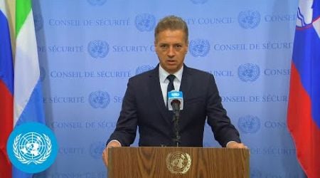 Slovenia on Leadership for Peace - Security Council Media Stakeout | United Nations