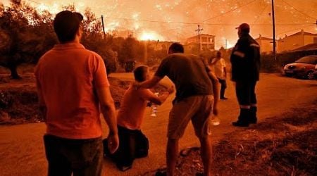 Wildfire in southern Greece leaves two people dead following record-hot summer