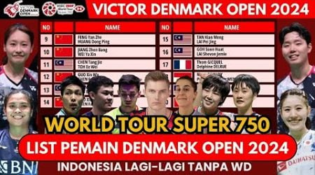 Daftar Pemain Di Denmark Open 2024, 15-20 Oktober 2024 | Super 750