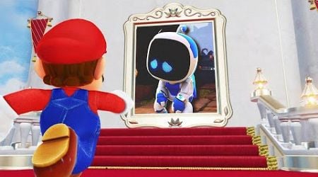 What Happens if Mario use the Secret Astro Bot Painting in Super Mario Odyssey?